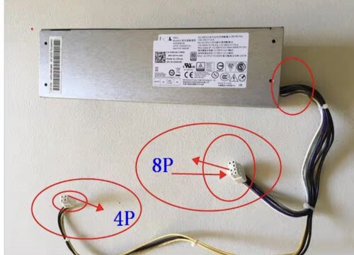 DELL戴尔Optiplex 3040 3050 3046 5040 7040 7050电源 8+4P 6+4P