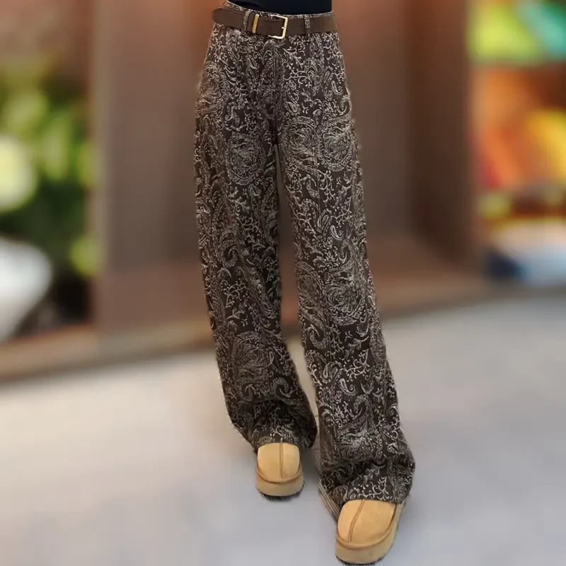 休闲显瘦百搭直筒裤洋气长裤