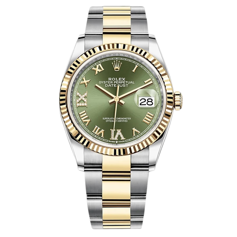 ROLEX劳力士手表日志型男表时尚中性女表钢带机械表M126233-0026-封面