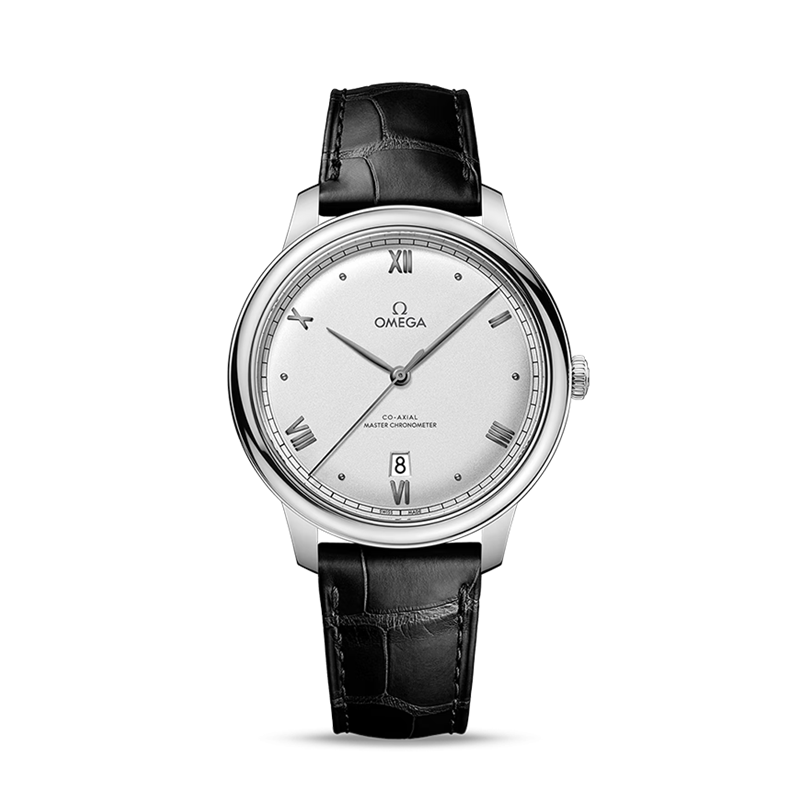 omega欧米茄手表新碟飞男表典雅皮带机械表434.13.40.20.02.001