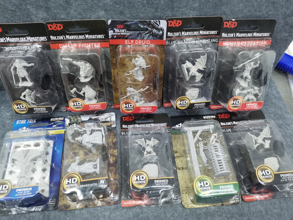 龙与地下城 DND 战团跑棋 场景模型玩具摆件 白模 可以自行上色