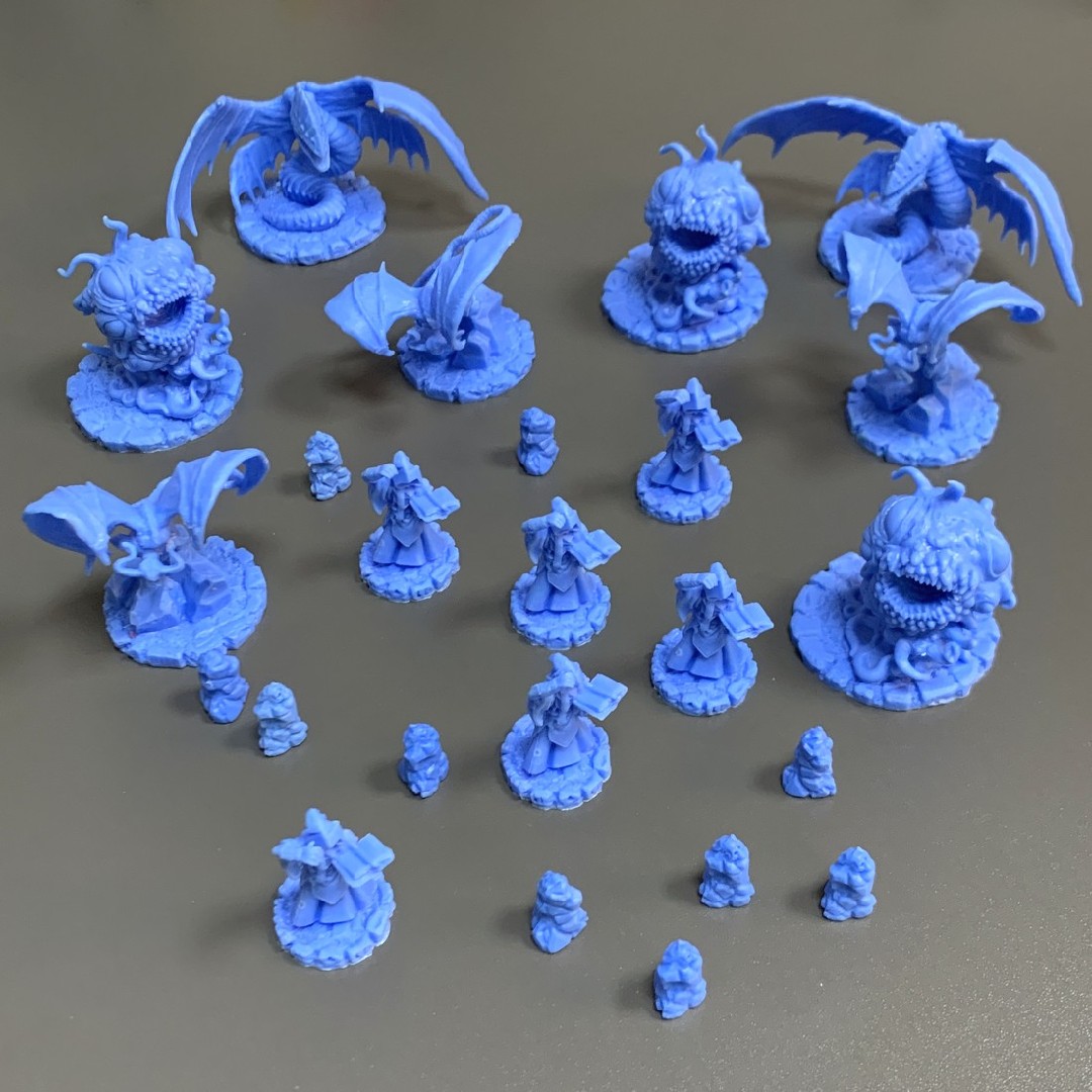 克苏鲁战争 Cthulhu Wars 桌游模型  全套如图实拍 所看即所得。