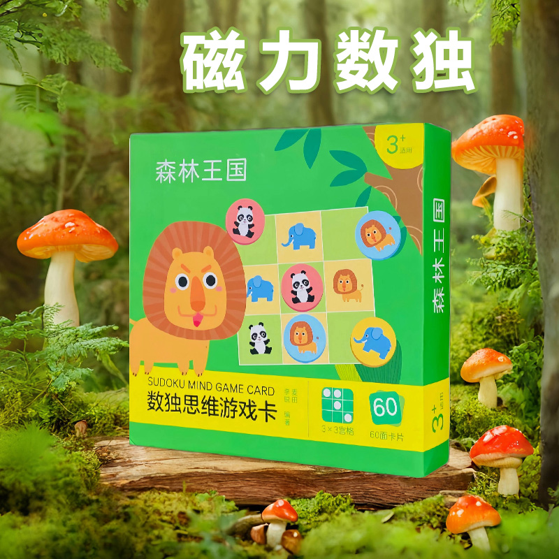 儿童磁性数独玩具磁力数独游戏四六宫格阶梯训练思维逻辑益智桌游