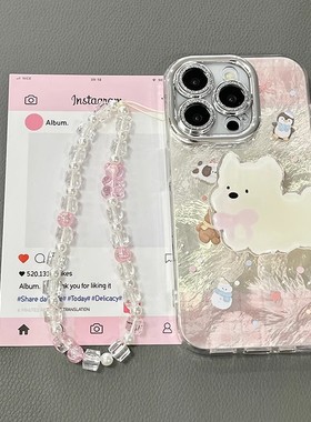 翘尾狗14小米15手机壳17适用Redmik80至尊版90红米k70ultra可爱60新款note13手链12镜头膜turbo4全包civi5pro