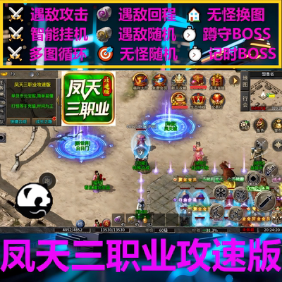 凤天三职业攻速版辅助脚本盒子996传奇挂机黑科技定计时全自动