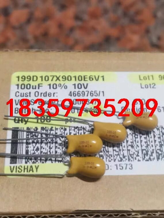 10v100uf思碧sprague，199d直插钽电容议价