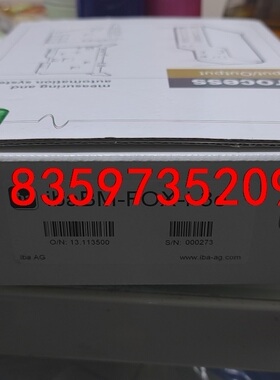 数据采集系统IBA 系统ibaBM-FOX-i-3o光纤转化议价