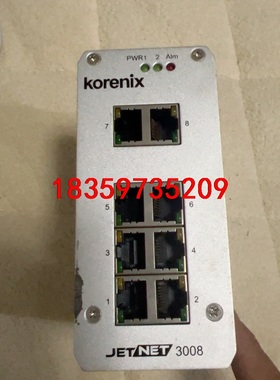 科洛理思工业交换机JETNET3008，拆机件，有一处划痕，议价
