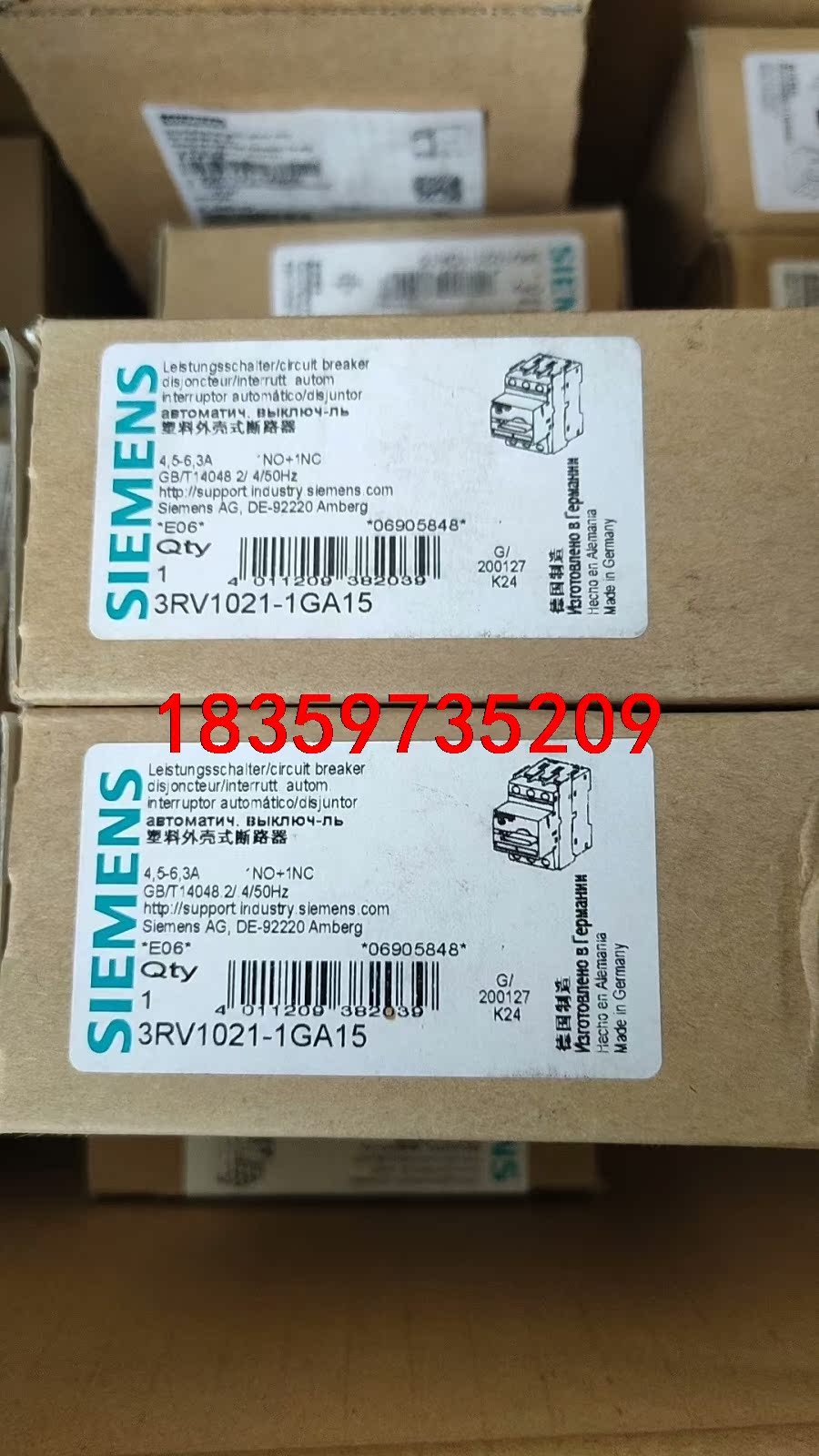 3RV1021-1GA15西门子断路器全新原装正品  需要的议价