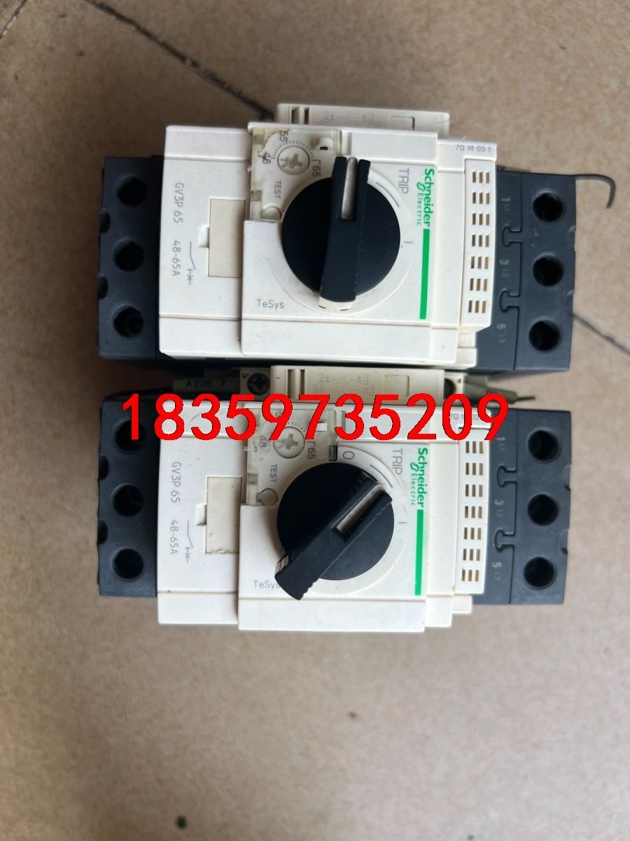 施耐德马达保护器GV3P-65保护电流48-65A，法国原装议价