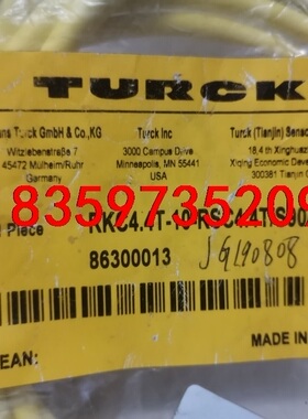 图尔克连接线86300013 RKC4.4T-10-RSC4议价