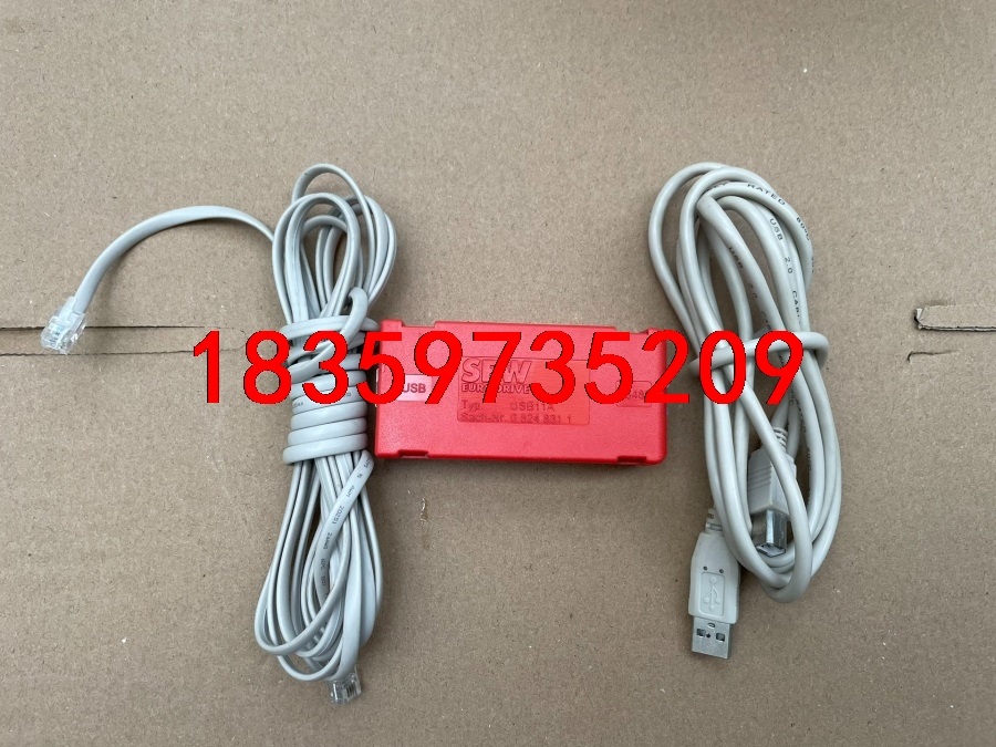 USB11A 拆机SEW通讯适配器,二个数据线的价格80元,议价