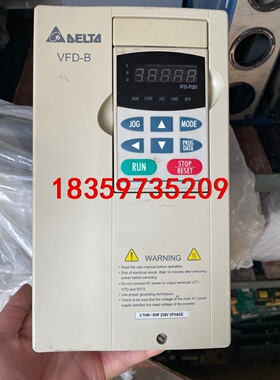 拆机台达变频器 VFF037B43A 3.7KW无维修包好图议价