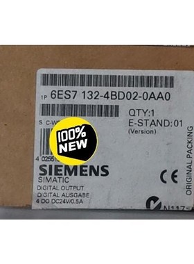 全新未开封6ES7132-4BD02-0AA0产品质保一年议价