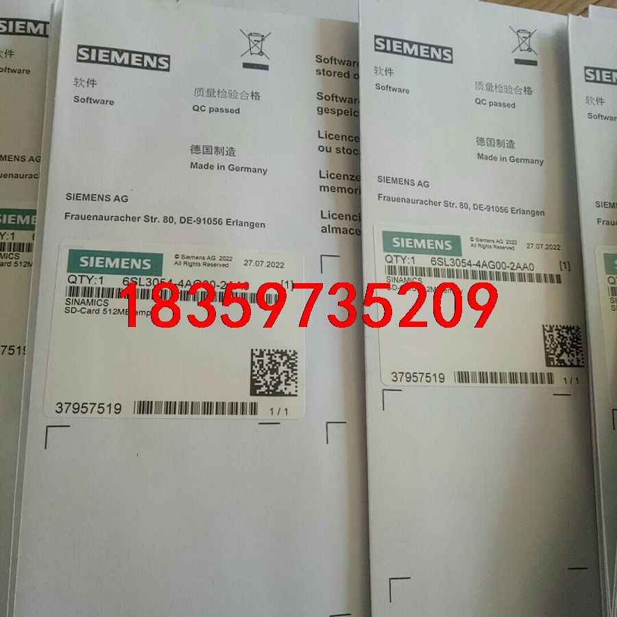西门子6SL3054-4AG00-2AA0 G120 SD卡议价
