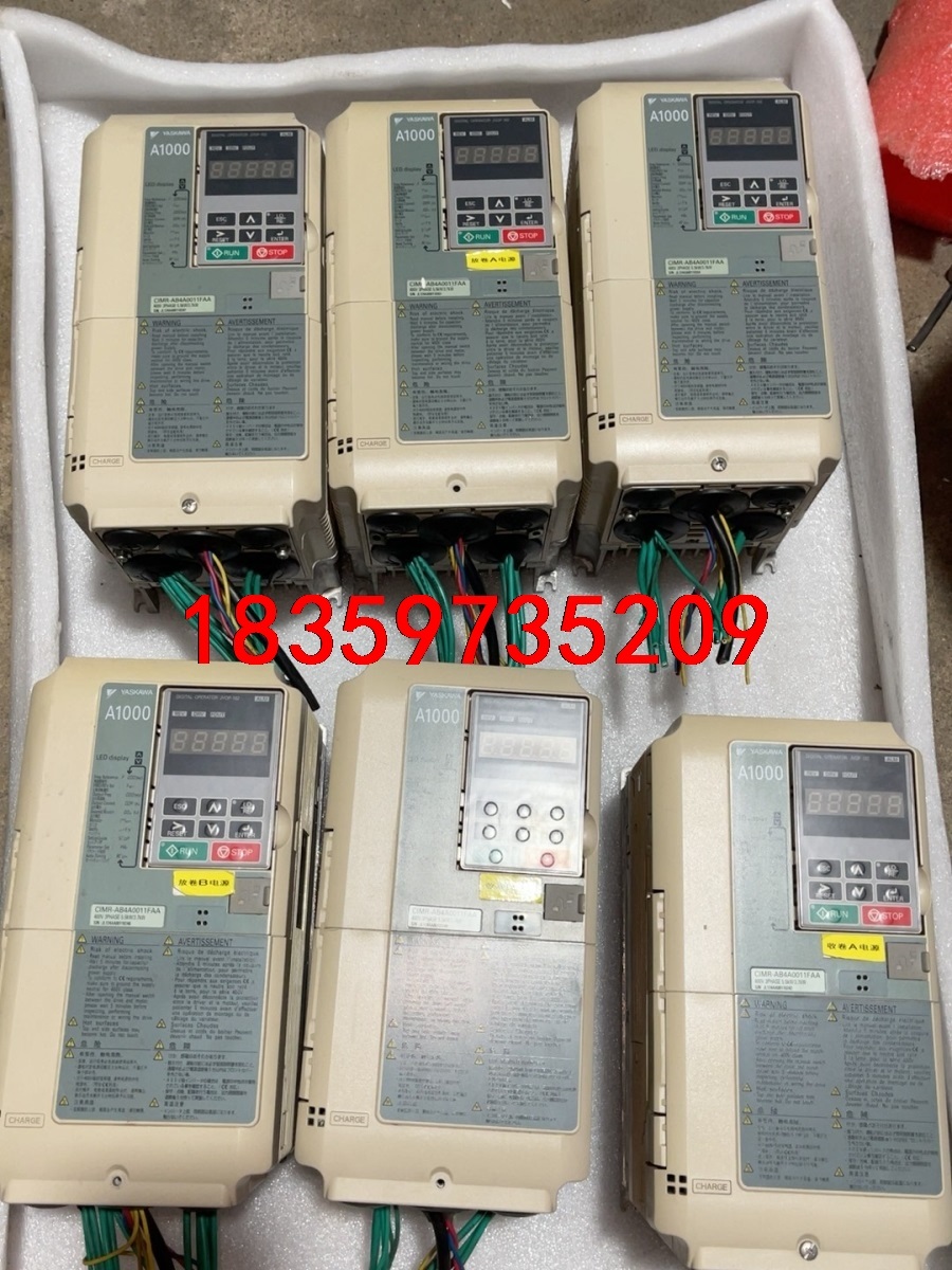 安川A1000变频器CIMR-AB4A0011FAA两台5.议价