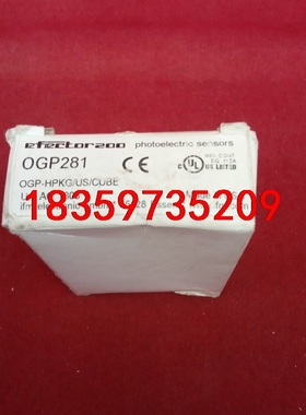 全新原装正品易福门传感器OGP281工程剩余三个议价