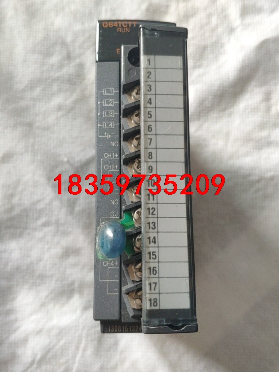 三菱Q64TCTT温度模块，成色漂亮实物拍摄的，保证原装正品议价