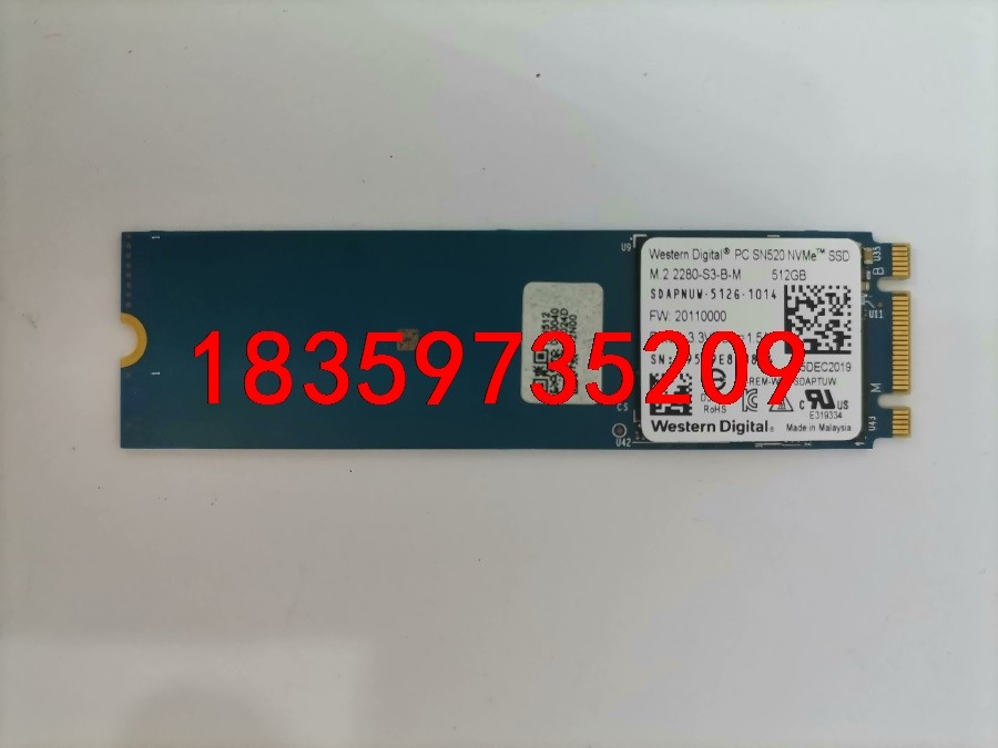 西数SN520 512G固态硬盘PCIE3.0*2 M2 N议价