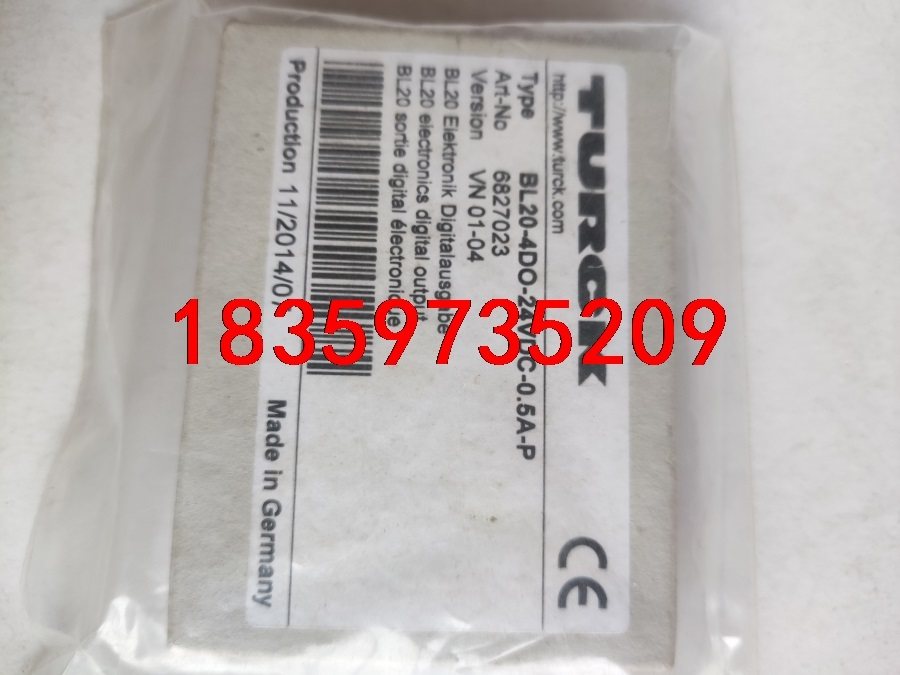 BL20-4D0-24VDC-0.5A-P 图尔克TURCK议价