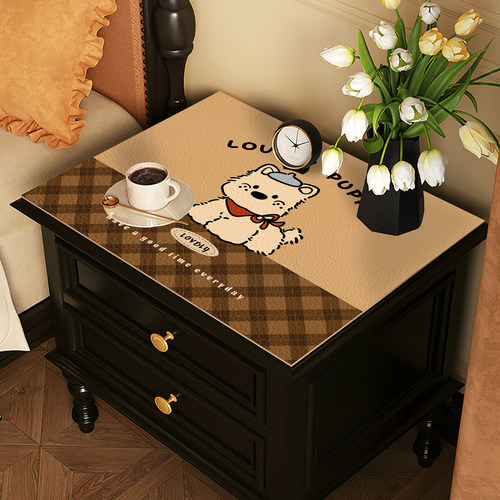 床头柜台面保护垫桌垫防尘盖垫