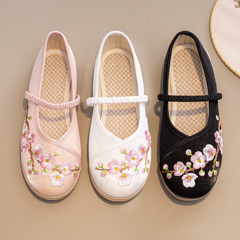 老北京布鞋平底中国风软底汉服鞋