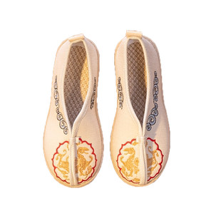 男童汉服鞋古装老北京刺绣布鞋儿童古风绣花鞋民族国风表演出鞋子