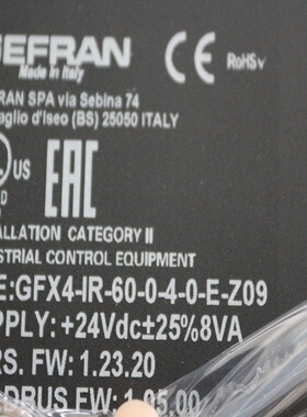 意大利GEFRAN杰弗伦继电器W312-040-660-2-020原装优势供应
