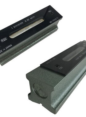 日本RSK水平仪542-1502V 542-2002V气泡水平仪机床调平水平尺