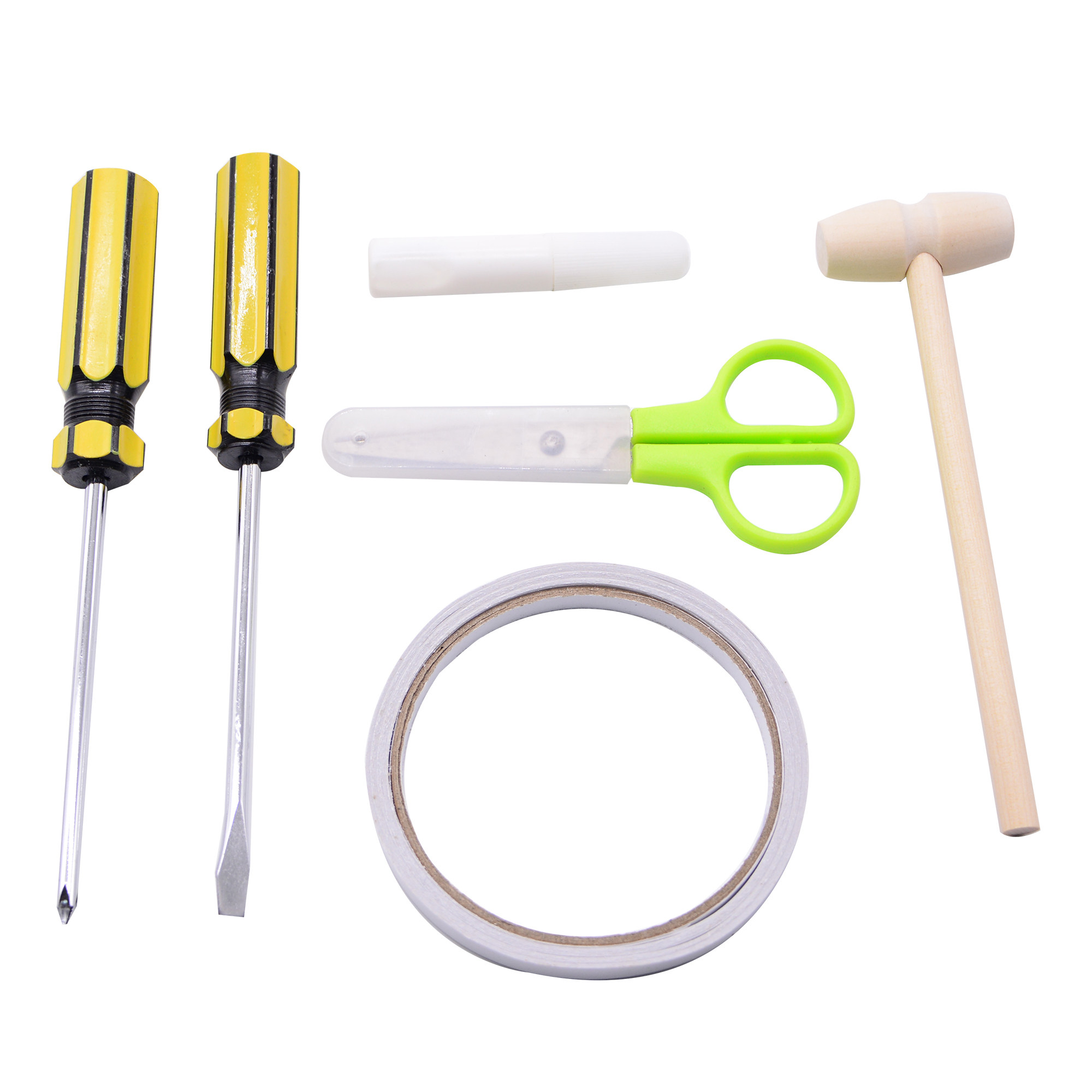 diy螺丝刀锤子木工胶科学实验室