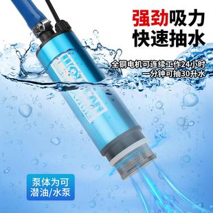 12v24v伏抽水泵 热销电动抽油泵神器柴油抽油机油抽子加油泵便携式