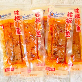 T 加贝鲜 铁板鱿鱼 香辣味 3月到期 250g左右称重