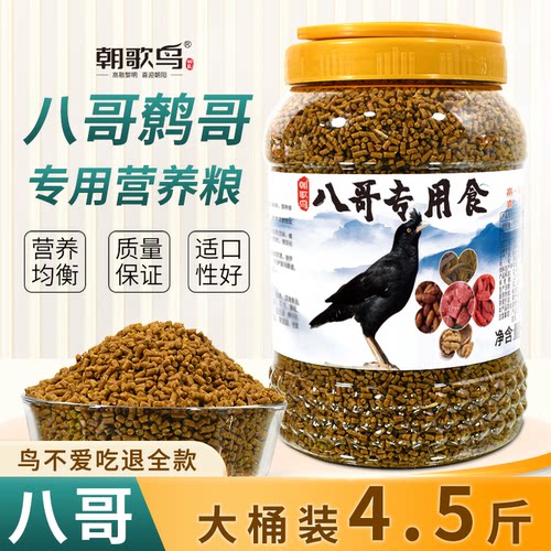 朝歌鸟八哥饲料鸟粮鹩哥专用食