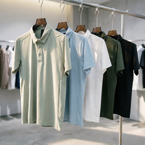 新款速干polo运动休闲短袖网球工作服文化广告衫网球服团体服定制