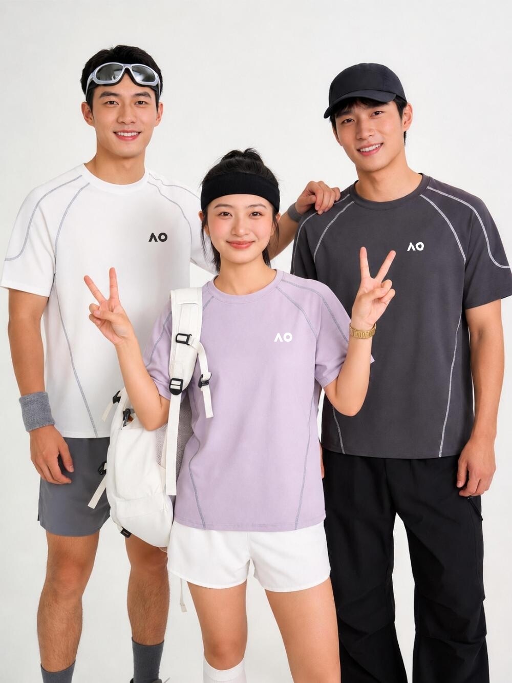 澳网新款费德勒网球服运动户外男女百搭休闲短袖速干透气网球上装