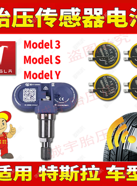 适用特斯拉胎压传感器电池胎压传感器model3 modely models换电池