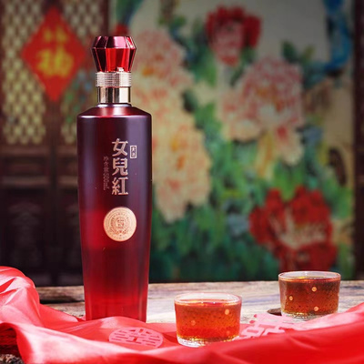 女儿红绍兴黄酒瓶装500ml喜庆酒