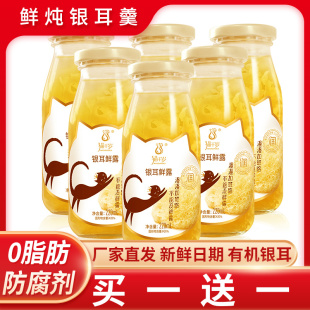 买一送一】猫千岁银耳鲜露有机鲜炖银耳羹免煮即食白木耳早餐速食