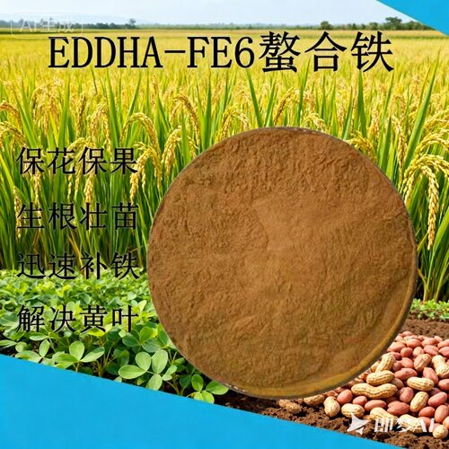 EDDHA-Fe6螯合铁高效铁肥叶面肥果树农用进口花卉通用黄叶黄化病