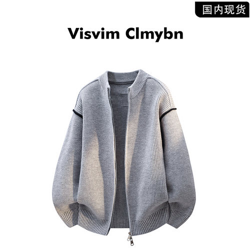 VISVIMCLMYBN秋冬棒球领开衫