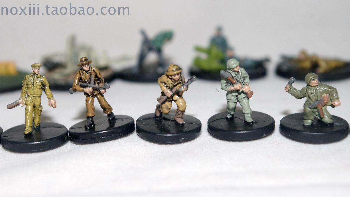 威世智wizards二战德军美军人偶/军械/火炮 军事战争场景沙盘模型