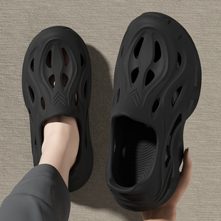 男士 男款 2025新款 防滑防臭医用手术室拖鞋 外穿 夏季 厚底eva洞洞鞋