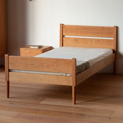 MUMO木墨 夏克式单人床 实木儿童床日式小户型现代简约卧室床