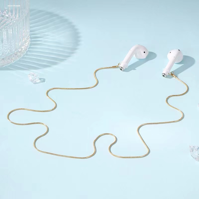 明星同款钛钢太阳镜链条男女挂脖墨镜链子挂绳简约眼镜链潮