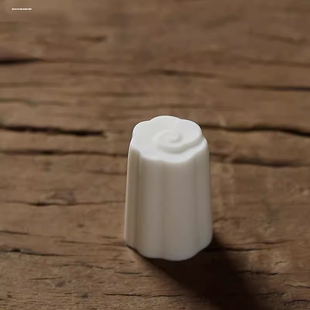 羊脂玉白瓷盖置陶瓷壶盖托茶具茶道零配紫砂茶壶盖碗盖盖置放配件