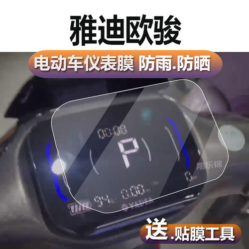 雅迪冠能欧骏电动车仪表膜TDR2890z仪表贴膜DM6 2023电瓶车显示