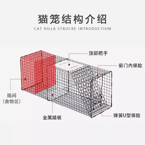 安全可靠无伤害自动捕猫捕狗神器