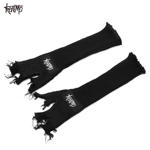 KENMO肯默手臂套朋克破袖做旧