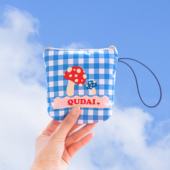 可爱卫生巾收纳包大容量手腕拉链学生装 m巾棉条姨妈巾迷你小布包