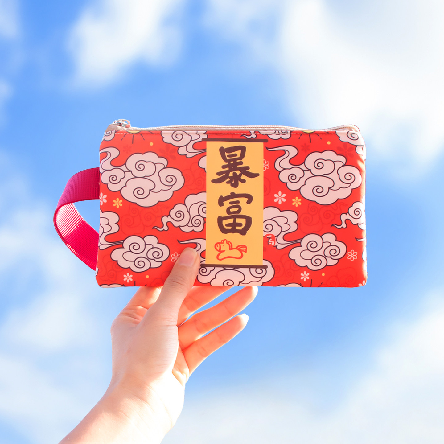 手机包女2026新款长款钱包可爱时尚大容量布艺手腕便携防水手拿包,箱包皮具/热销女包/男包,手机包,淘宝优惠券,粉丝福利购,淘宝优惠卷